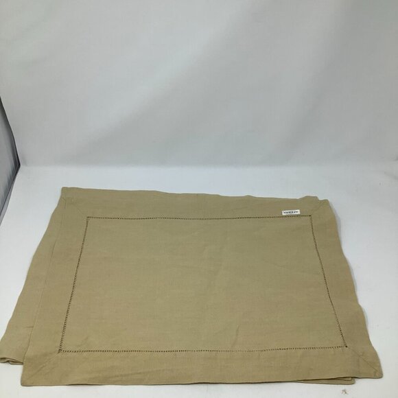 Sferra set of 4 linen Festival placemats beige 18.5 in. x 14 in. neutral - Picture 5 of 7
